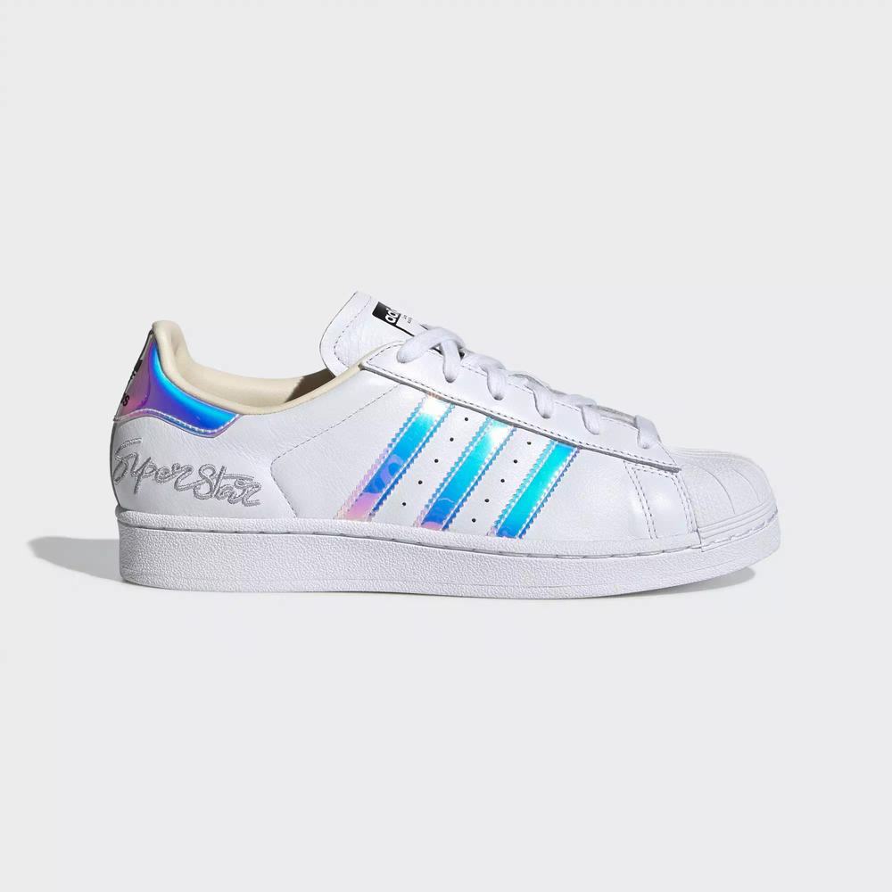 Adidas Superstar Tenis Blancos Para Mujer (MX-33172)